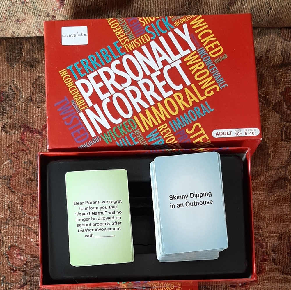Personally Incorrect Game